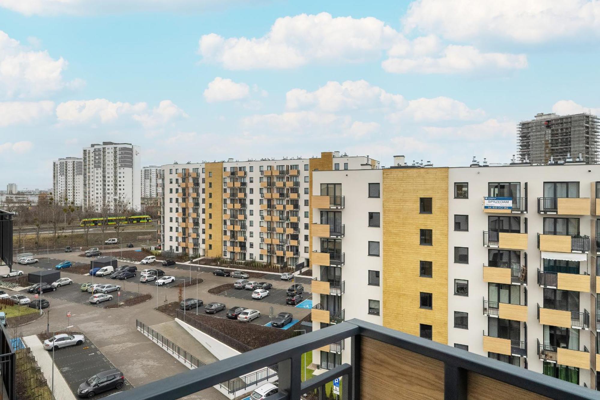 New Wagrowska With 2 Free Parking Places And Balcony In By Renters * Poznań